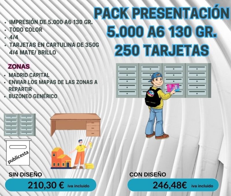 pack presentación