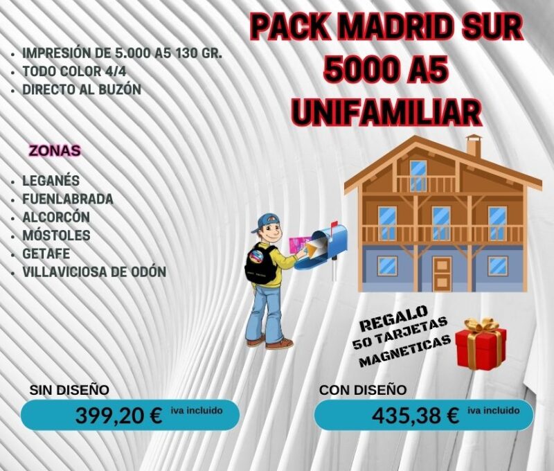 pack Madrid sur uni